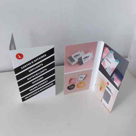Foldable business card printing - Montreal-laval-quebec-longueuil-canada