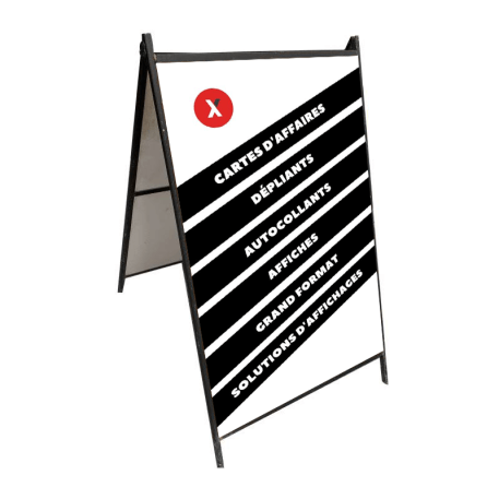 Support Affiche Stop-Trottoir- montreal-quebec-laval-longueuil-canada